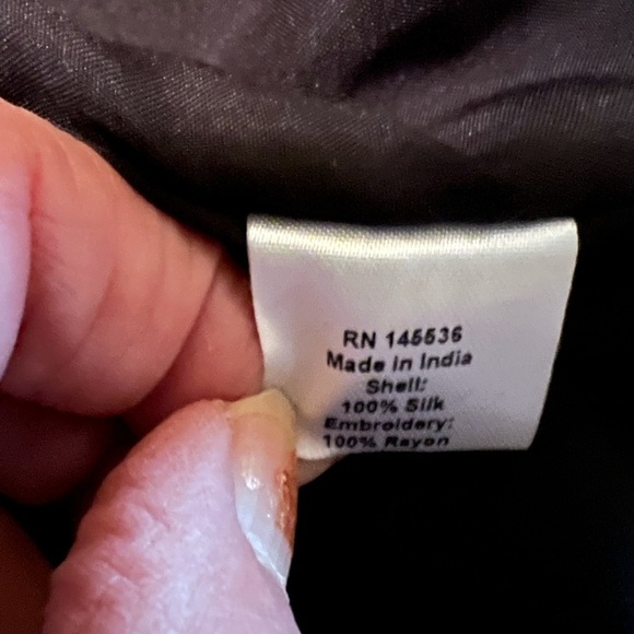 Coldwater Creek 100% Silk Duster Jacket - Picture 5 of 6